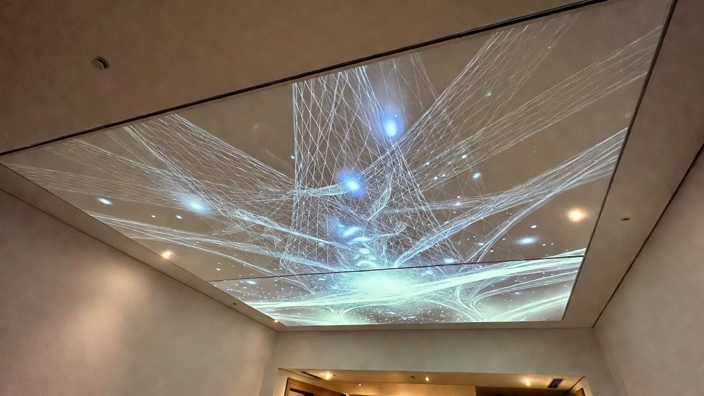 Nun zu den Trends 2026 – das Jahr, in dem Spanndecken endgültig abheben, metaphorisch gesprochen 2026.