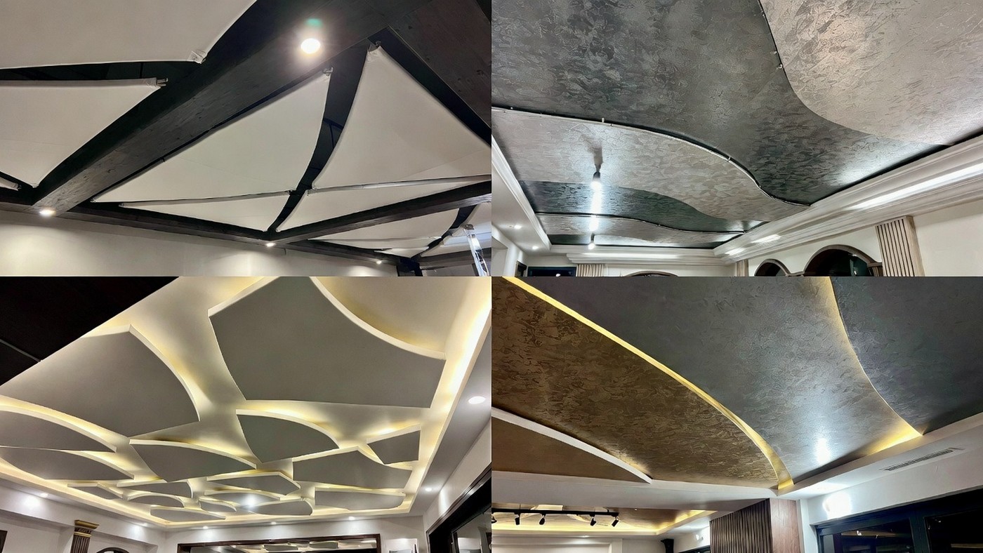 Die Typen von Spanndecken: Matt, Glänzend oder Stoff? Welcher passt in welchen Raum 2026?